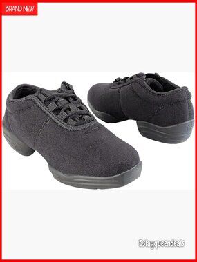 Split Sole Dance Sneakers for Jazz Latin Ballroom Exercise Walking